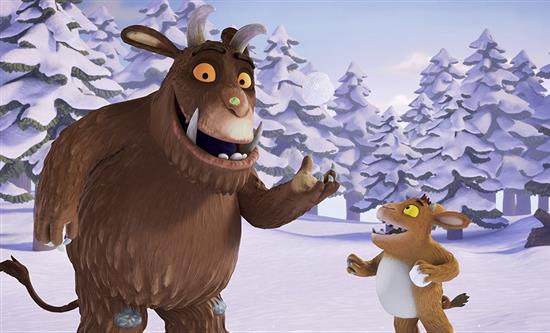 BBC introduces The Gruffalo and Friends Christmas Special idents